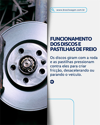 Discos e Pastilhas de Freio - Segurança e Eficiência